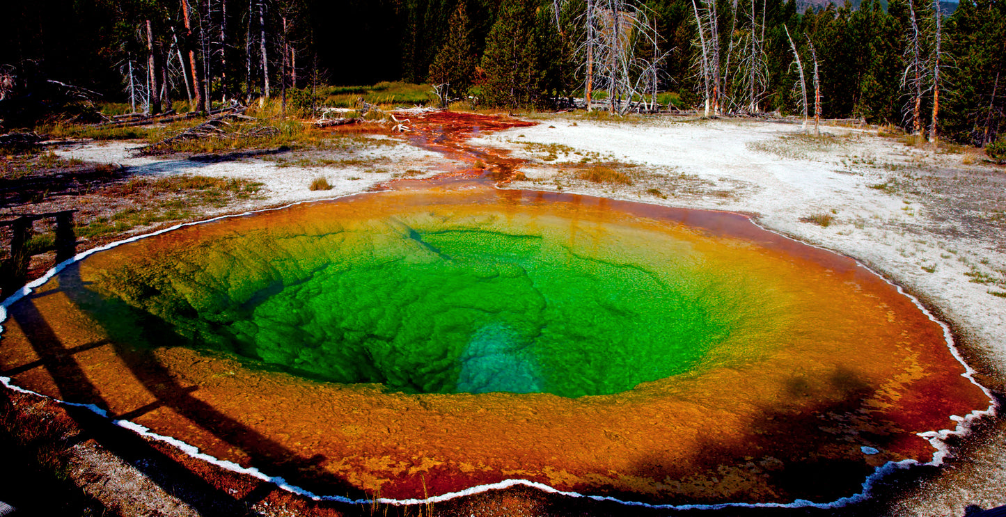 Morning Glory Pool Yellowstone National Park HD Computer Screensaver