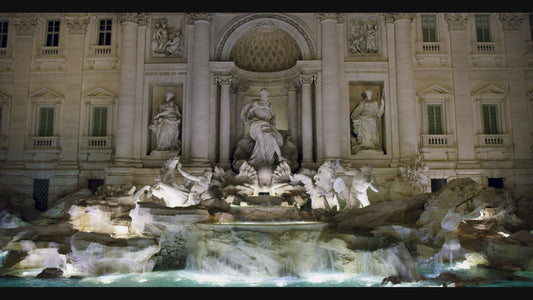 Trevi Fountain Rome Italy 4K Computer Screensaver